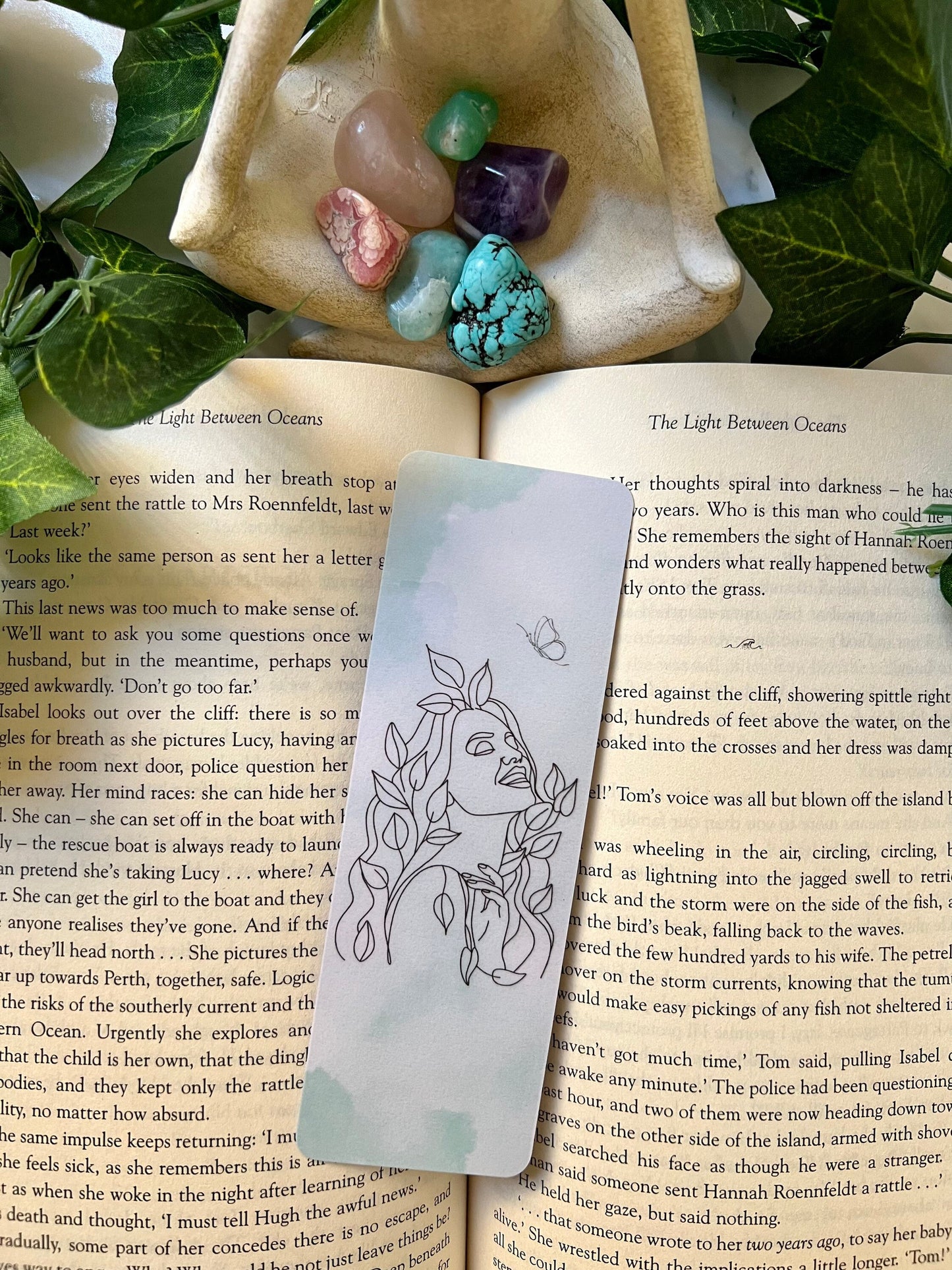Women Line Art Bookmark