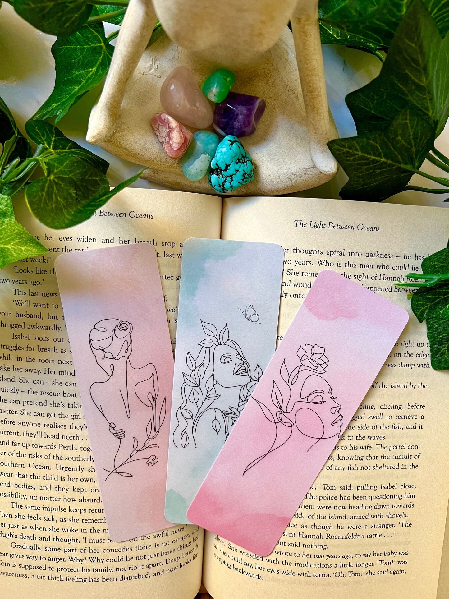 Women Line Art Bookmark