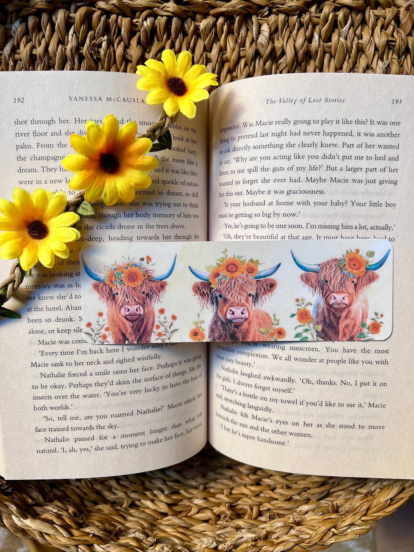 Highland Cow Bookmarks