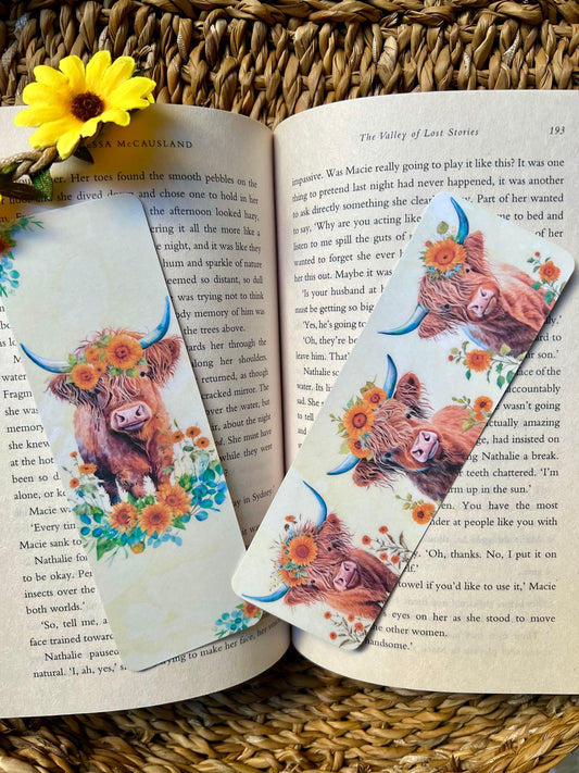 Highland Cow Bookmarks
