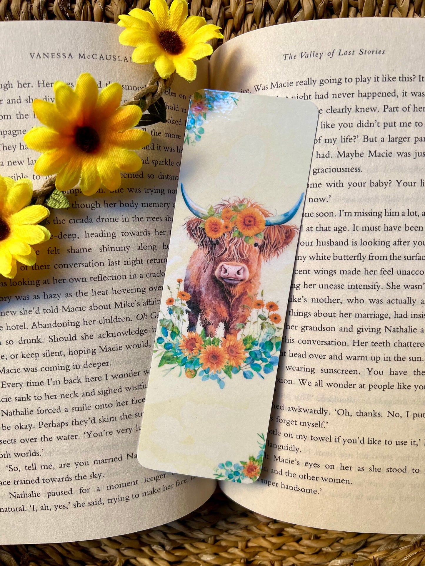 Highland Cow Bookmarks