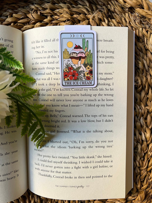 The Icecream Tarot Card Magnetic Bookmark