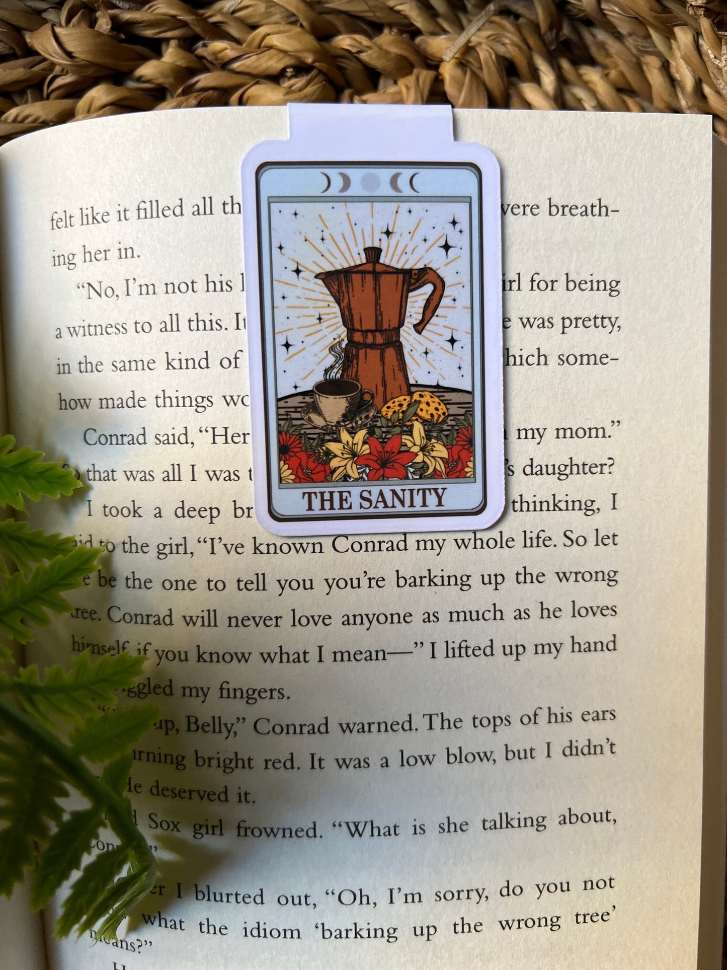 The Sanity Tarot Card Magnetic Bookmark