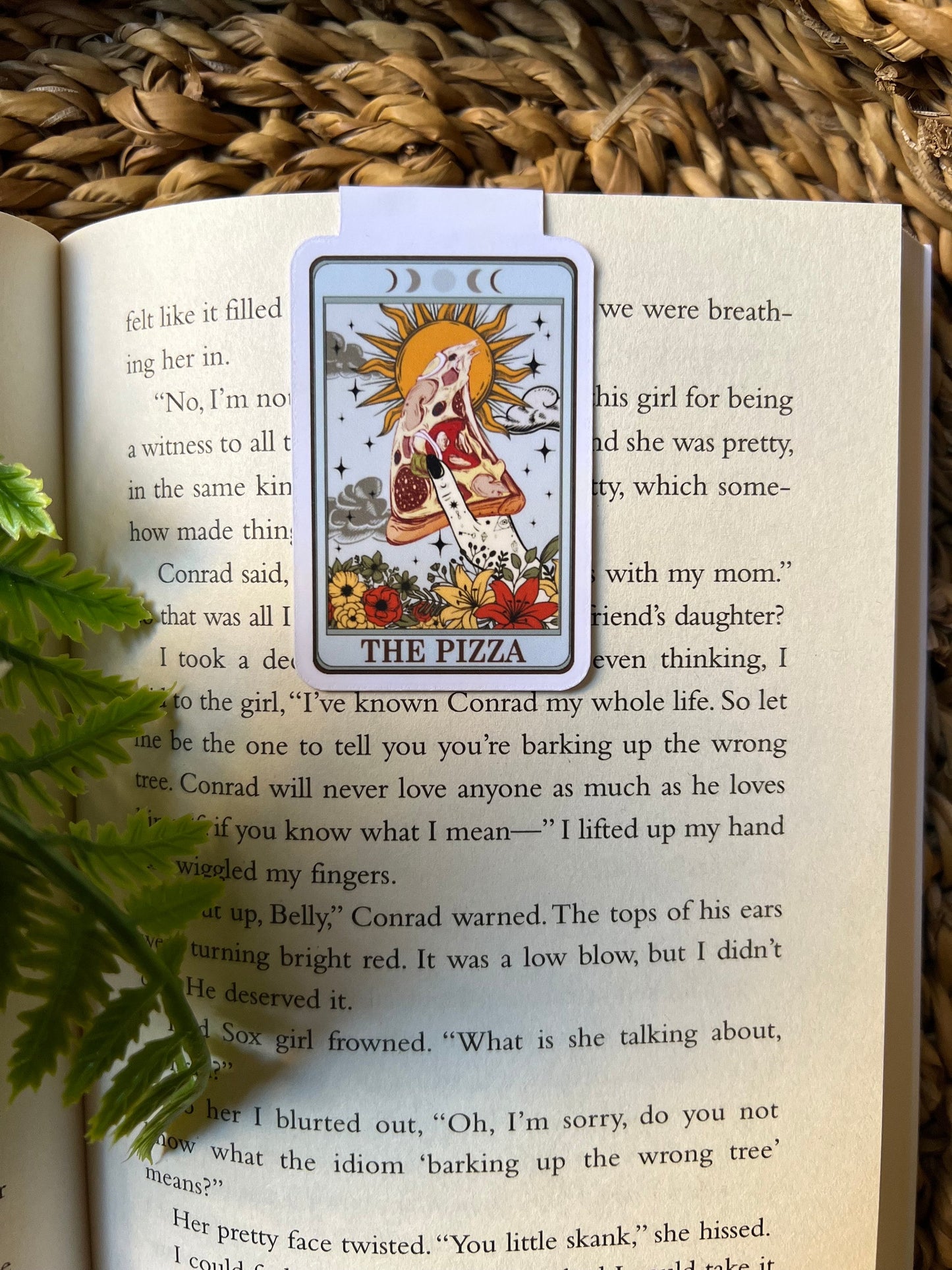 The Pizza Tarot Card Magnetic Bookmark