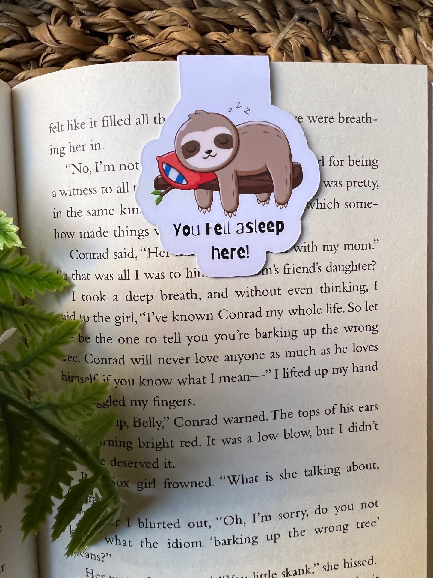You Fell Asleep Here Magnetic Bookmark