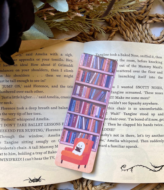 Ghost Library Bookmark