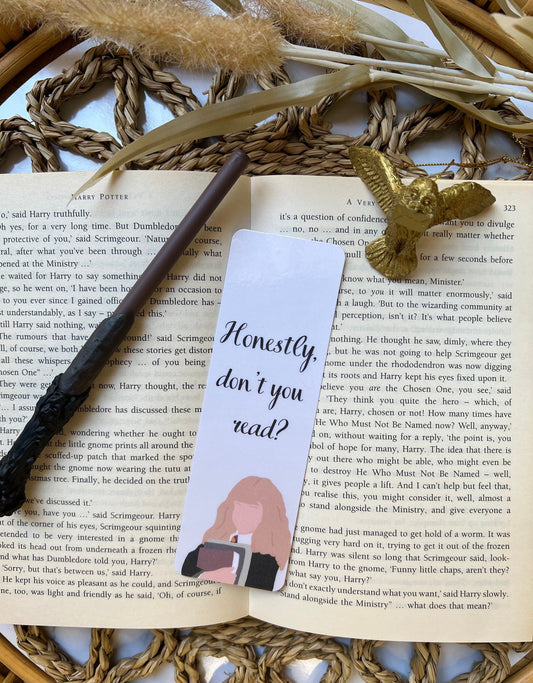 Honestly, Don't You Read? Bookmark