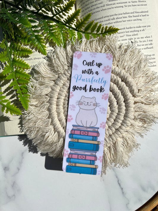 Curl up with a Purrfectly good book Bookmark