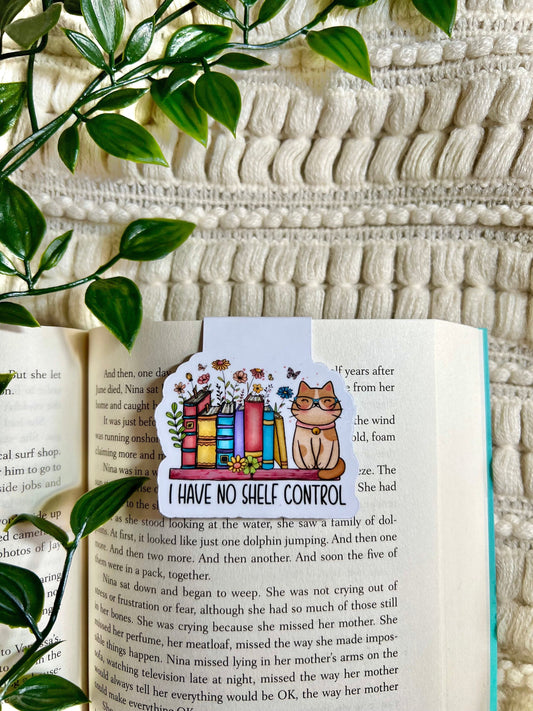 I Have No Shelf Control Magnetic Bookmark