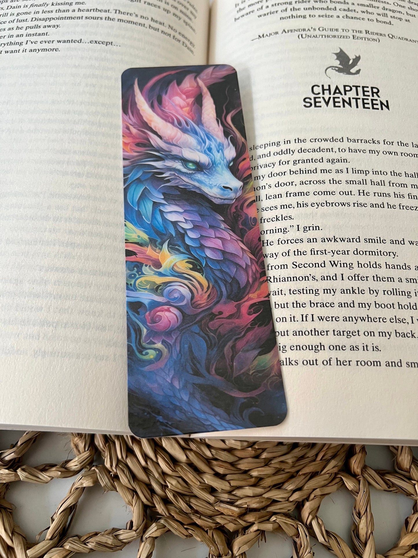 Colour Flame Dragon Bookmark