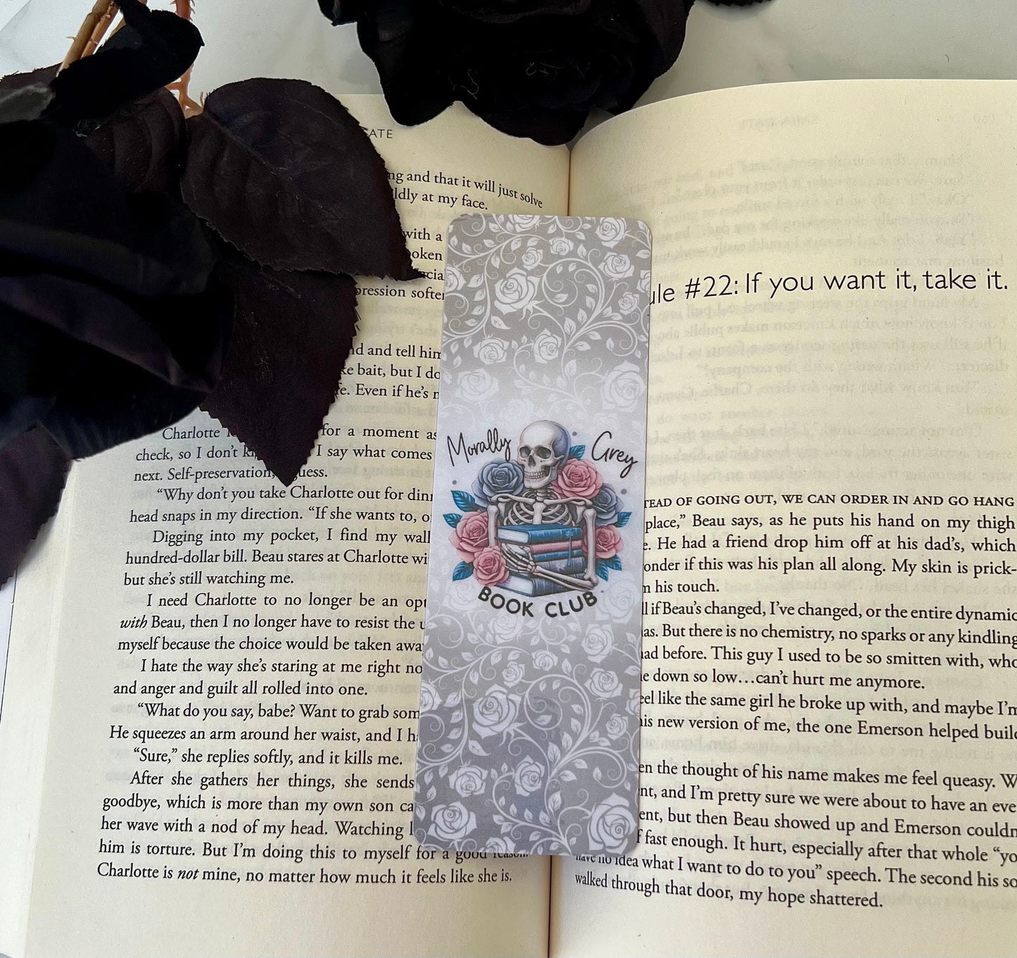 Morally Grey Book Club Bookmark