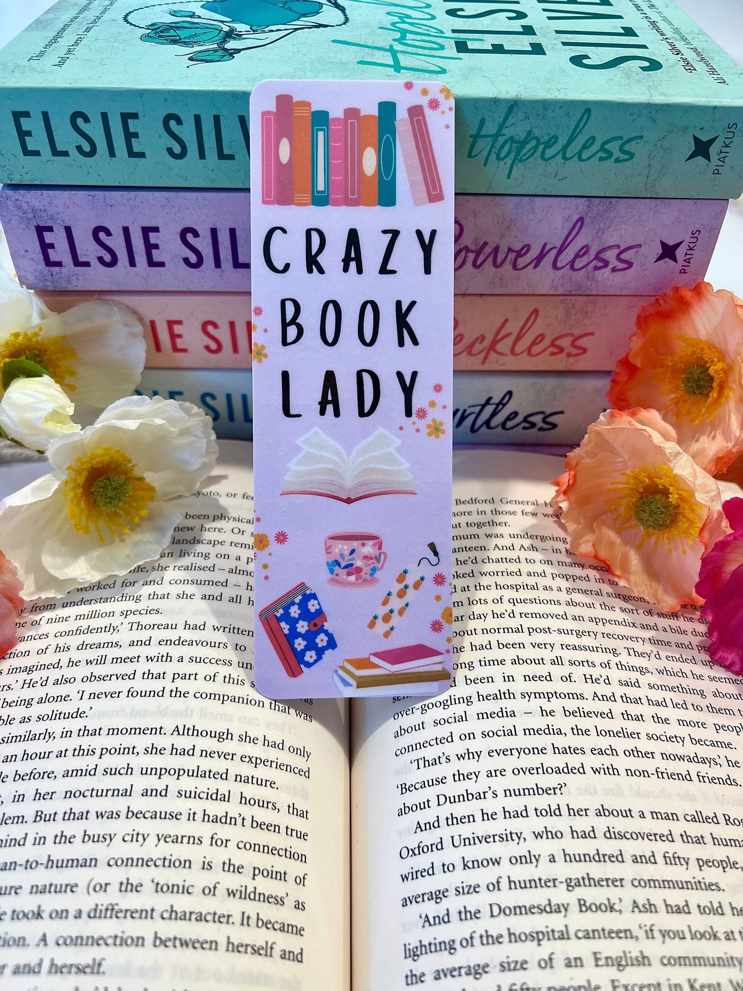 Crazy Book Lady Bookmark