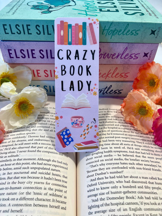 Crazy Book Lady Bookmark