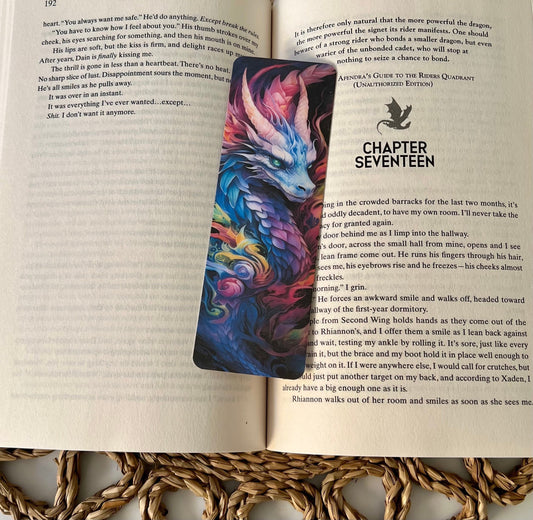 Colour Flame Dragon Bookmark