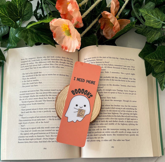 I need more Booooks Ghost Bookmark