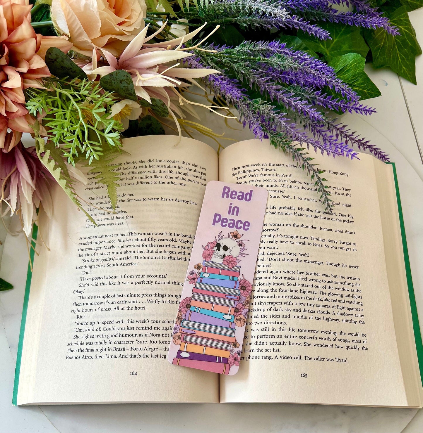 Read in Peace Bookmark