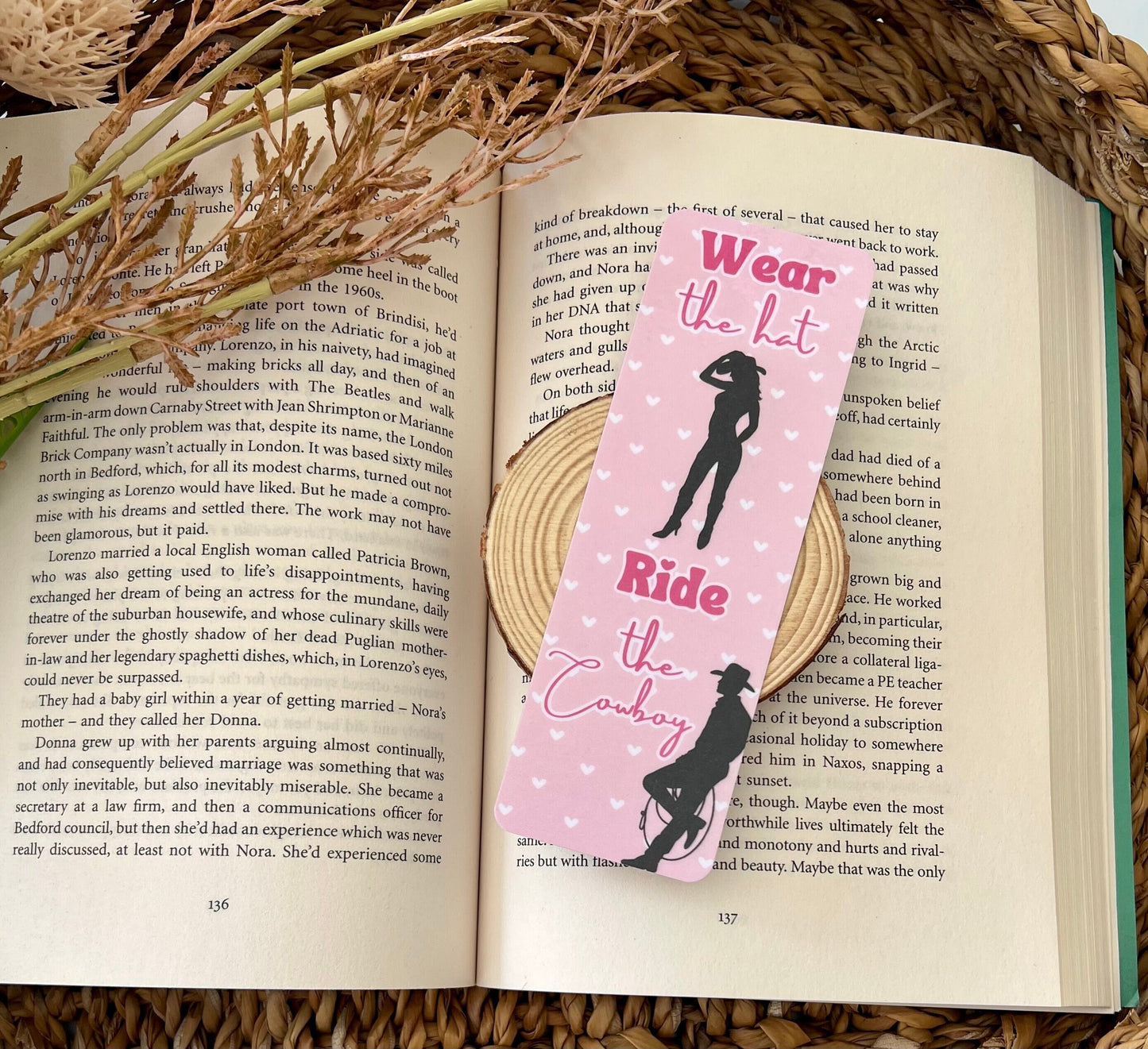 Wear The Hat, Ride the Cowboy Bookmark