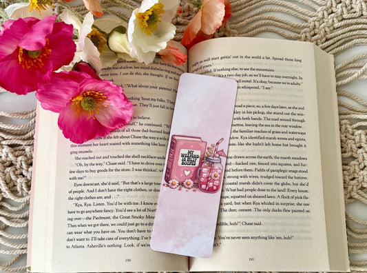 My Weekend is Fully Booked Pink bookmark