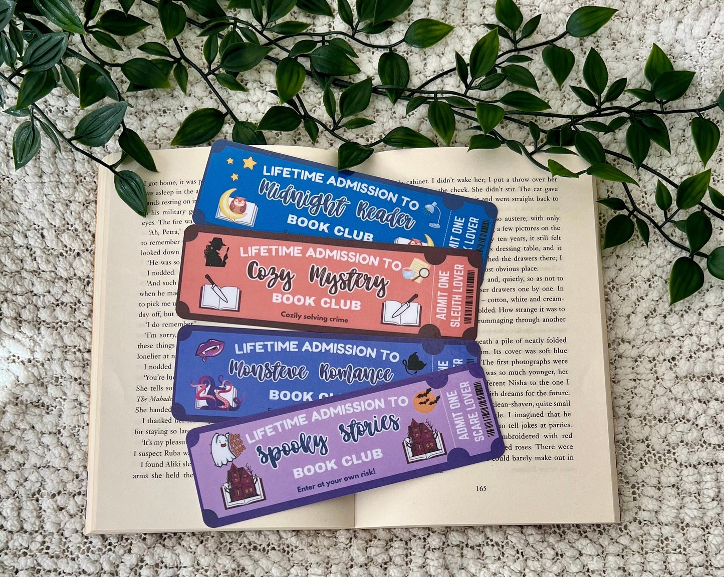 Book Club bookmarks