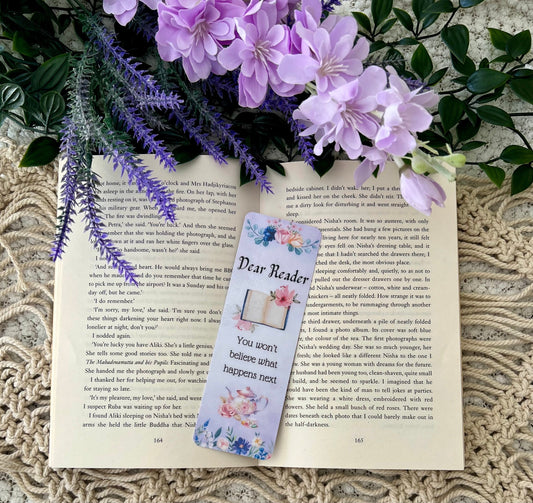 Dear Reader, you won't believe what happens next Bookmark