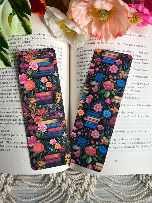 Rainbow Flowers and Books