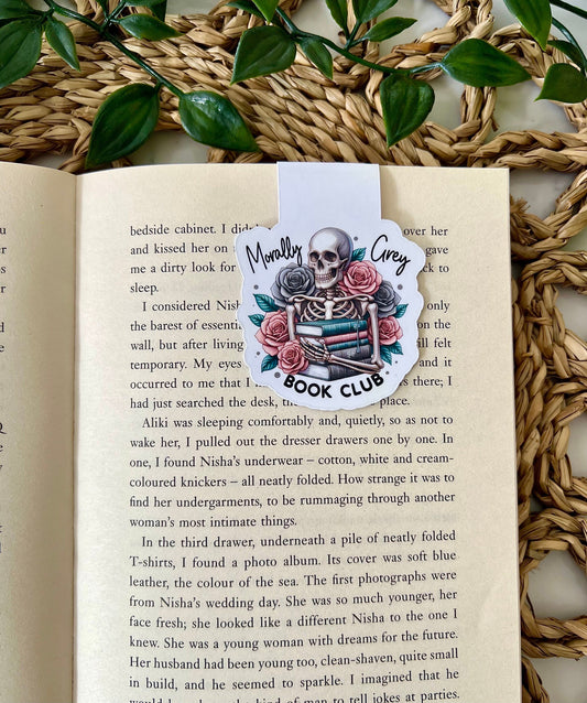 Morally Grey Book Club Magnetic Bookmark