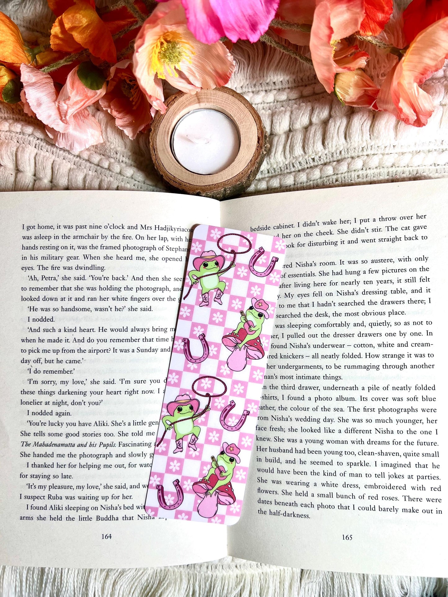 Retro Cowboy and Party Frogs Bookmarks