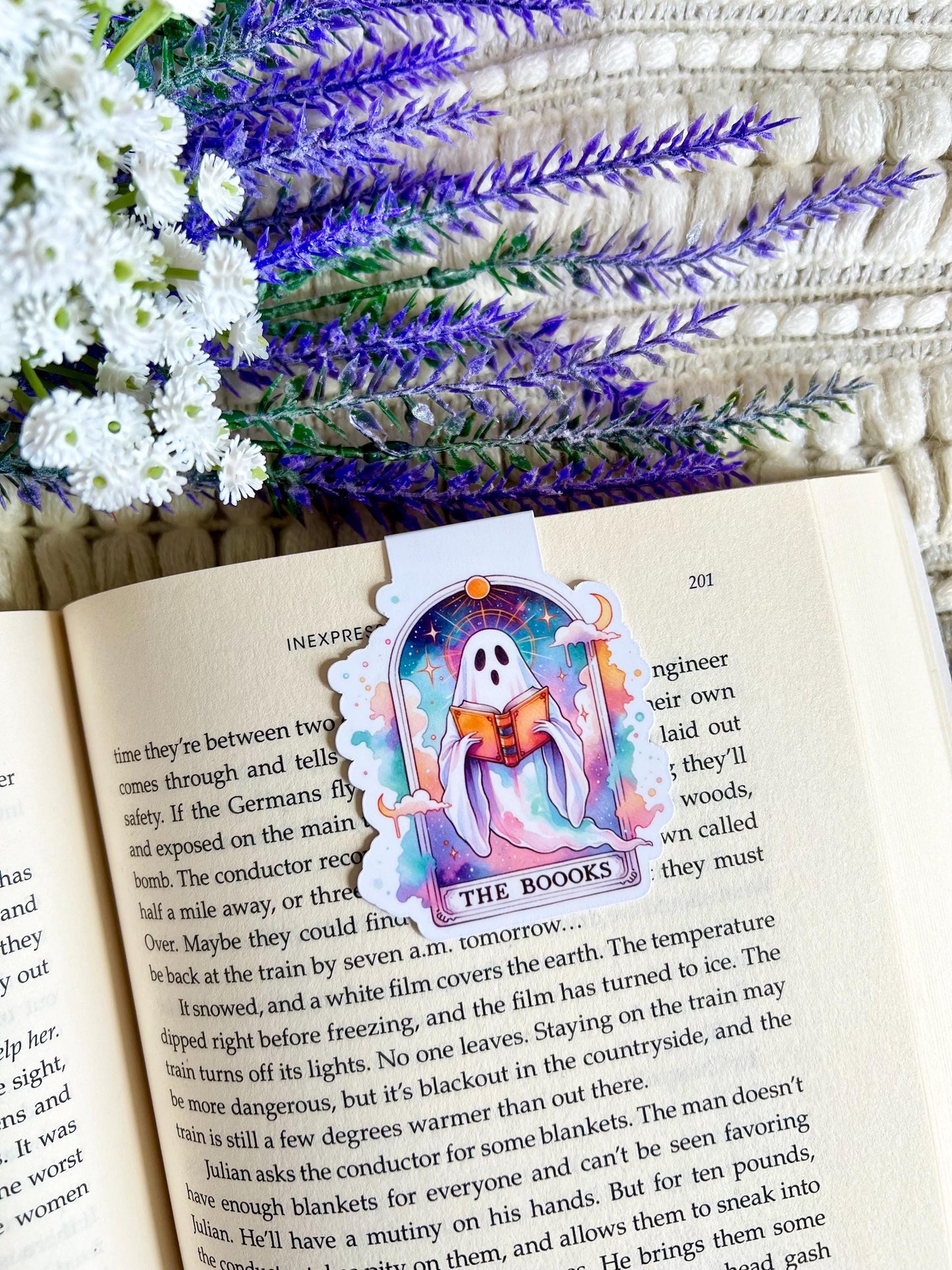 The Boooks Ghost Magnetic Bookmark